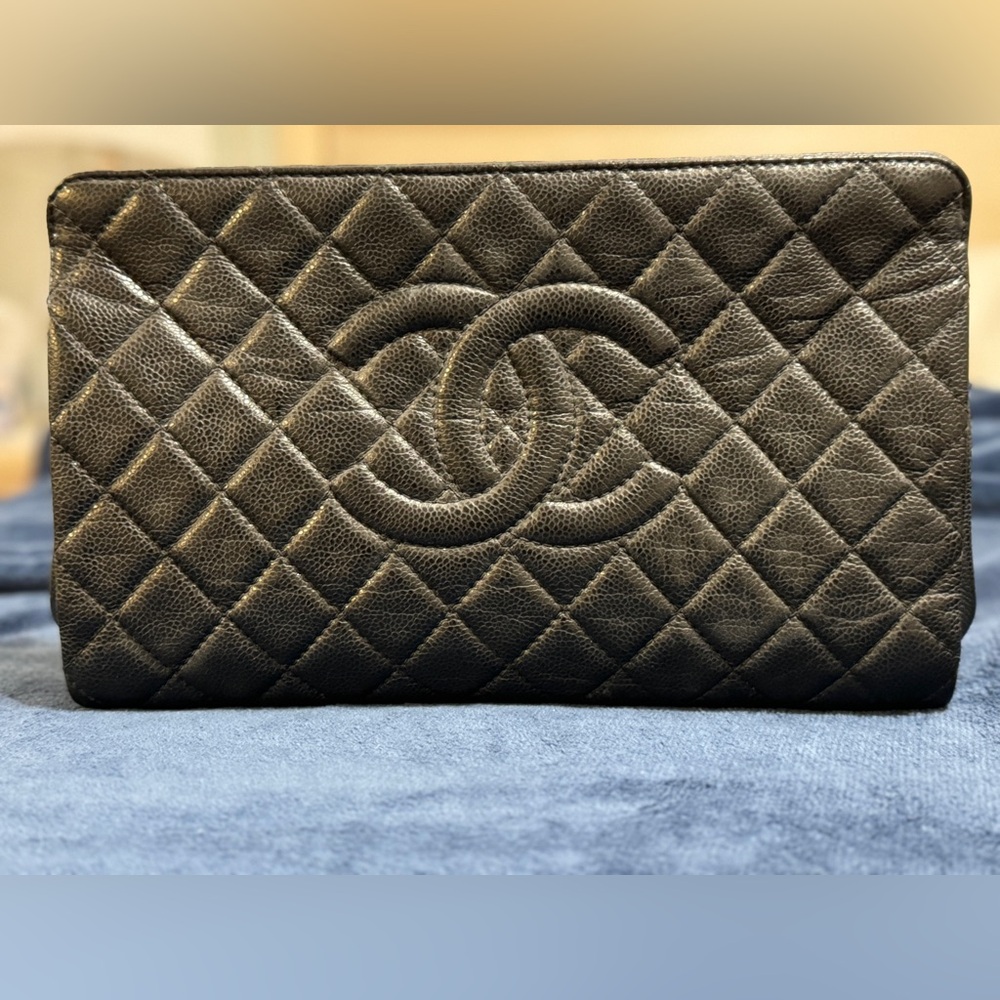Chanel Timeless Caviar Clutch